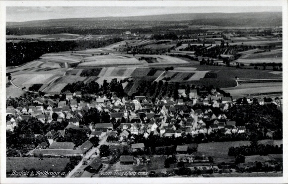 Postcard Bonfeld Bad Rappenau in Kraichgau Baden, aerial photograph