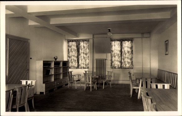 Foto Ak Schniegling Nürnberg in Mittelfranken Bayern, Jungvolkführerschule, HJ, Leseraum