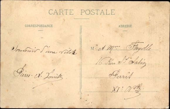 Postcard Paris, The Bird Charmer at the Tuileries, Ernest and Balandard