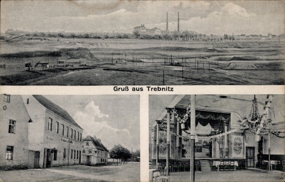 Ak Trebnitz Merseburg an der Saale, Gesamtansicht