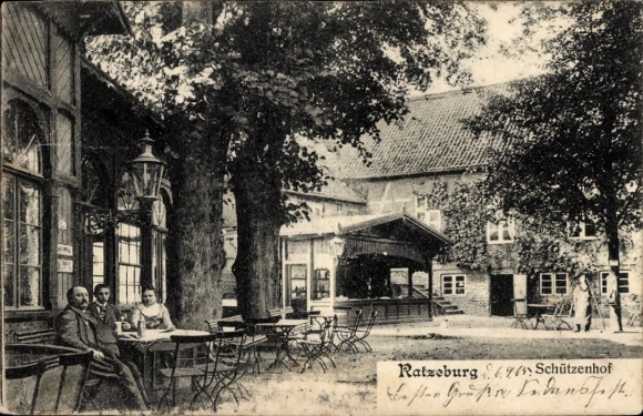 Ak Ratzeburg im Herzogtum Lauenburg, Schützenhof