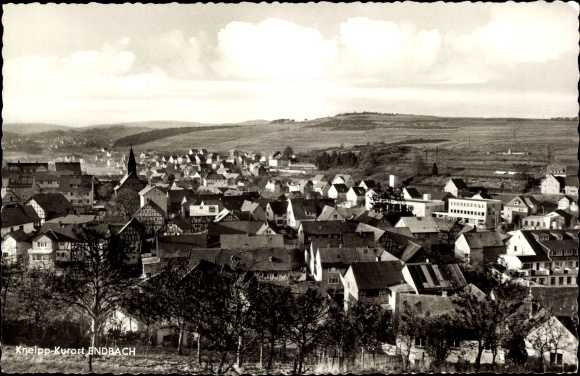 Postcard Bad Endbach in Hesse, town view