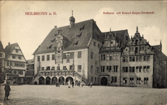 KP Heilbronn am Neckar, Ratusz, Pomnik Roberta Mayera, Architektura