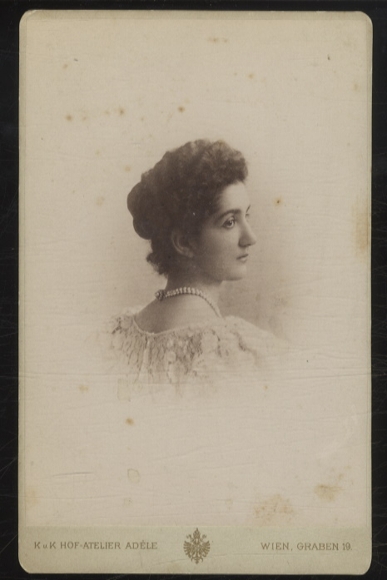 Cabinet Photo Queen Helene of Italy, née Princess of Montenegro