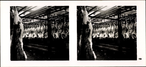 Stereo Raumbild Foto Die NS Musterbetriebe Nr. 479 III/169 Oldenburg. Fleischwarenfabrik Cloppenburg
