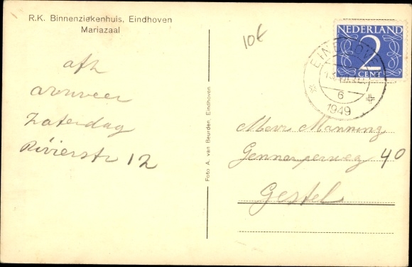 KP Eindhoven Brabancja Północna Holandia, RK Binnenziekenhuis, Mariazaal