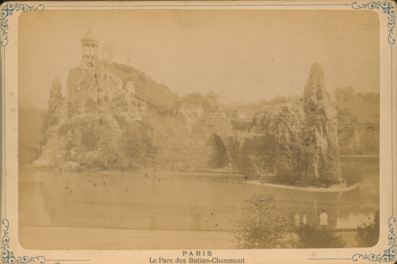 Kabinetsfoto Parijs XIX., Het Parc des Buttes-Chaumont