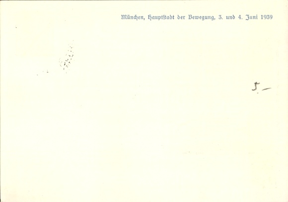Stamp postal stationery PC Munich, 45th German Philatelists' Day June 1939