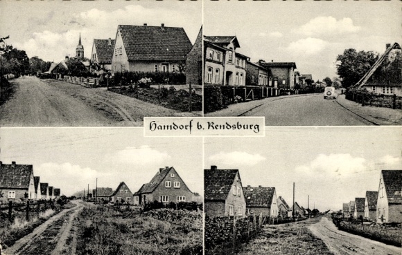 Ak Hamdorf in Sleeswijk-Holstein, gedetailleerde weergaven