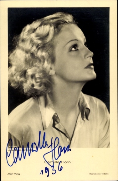 Ak Schauspielerin Camilla Horn, Portrait, Ross Verlag 6321/1