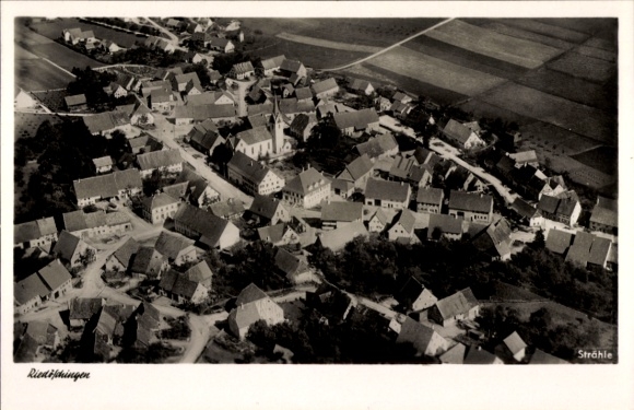 Ak Riedöschingen Blumberg am Schwarzwald, Fliegeraufnahme