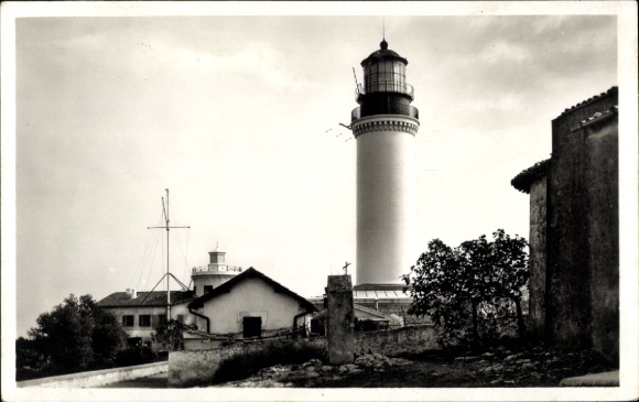 Postcard Antibes Alpes Maritimes, Lighthouse of Garoupe
