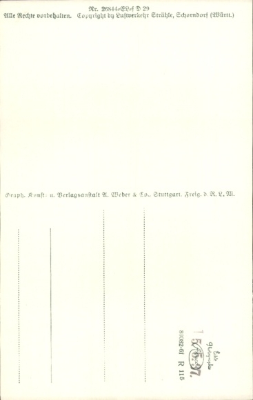 Postcard Bad Schwalbach im Taunus, aerial photograph