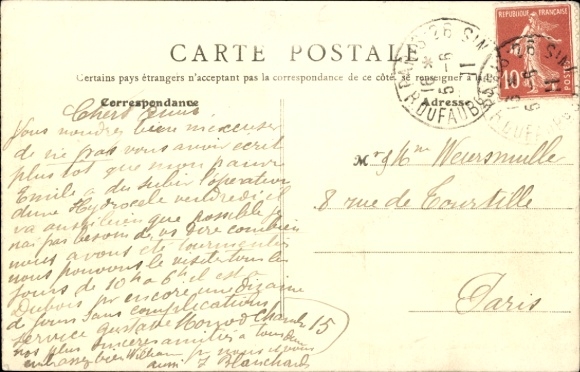 Postcard Neuilly Plaisance Seine Saint Denis, Le Square de Plaisance, Chemins de Fer Nogentais
