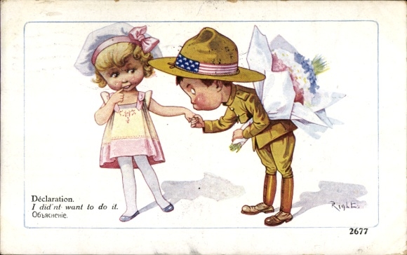 Artists Postcard Right, Children, Declaration