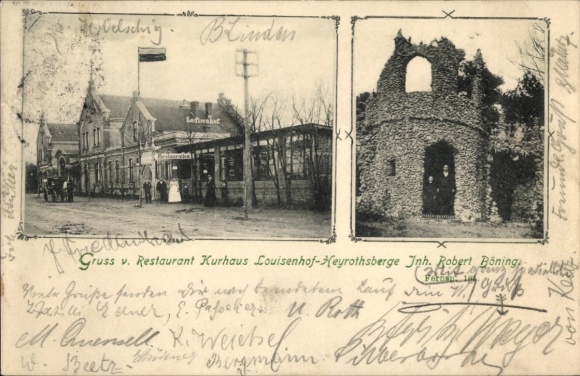 KP Heyrothsberge Biederitz w Saksonii-Anhalt, Restauracja Kurhaus Louisenhof