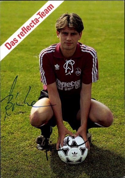 Autograph card footballer Steffen Binke, 1. FC Nuremberg, autograph
