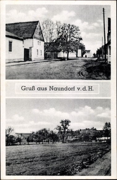 Ak Naundorf vor der Haide in Anhalt, Ortsansichten