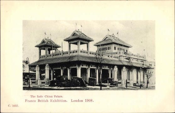 Set von 68 Ansichtskarten, London, Französisch - Britische Ausstellung 1908
