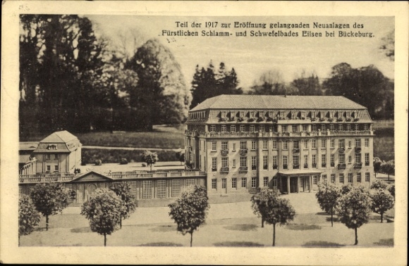Postcard Bad Eilsen Lower Saxony, new facilities, royal mud and sulfur bath