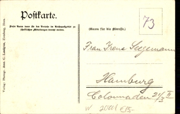 Postcard Hamburg Wandsbek Volksdorf, Hotel Waldesruh