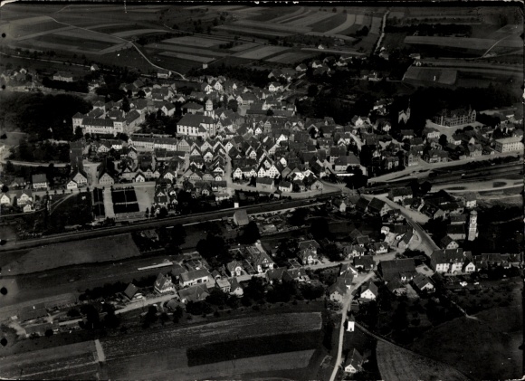 foto Messkirch Messkirch in de Schwäbische Alb Baden, luchtfoto