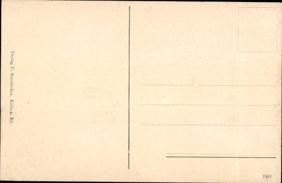 PC Cologne on the Rhine, Cologne Cathedral, south side, detailed drawing, published by F. Szesztokat