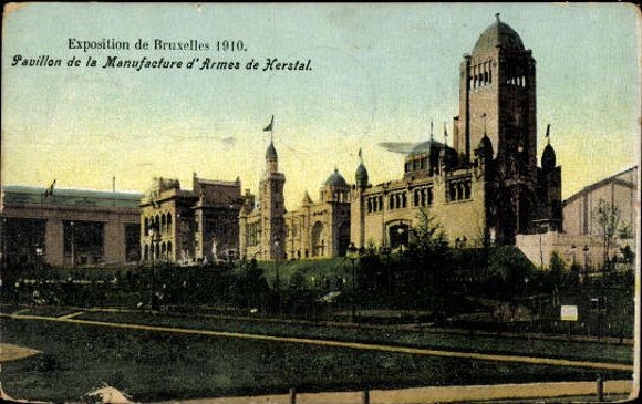 Set von 83 Ansichtskarten, Brüssel Weltausstellung 1910