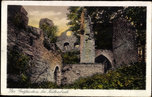 Postcard Kaltenbach Hinterweidenthal in the Palatinate, Gräfenstein