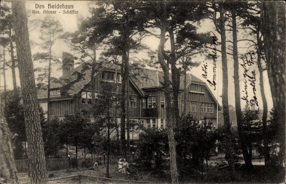 Postcard Ostseebad Carlshagen Karlshagen on Usedom, Heidehaus