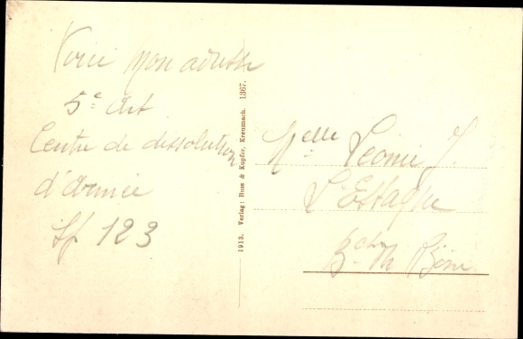 Postcard Rümmelsheim Rhineland Palatinate, Layen Castle, Catholic and Protestant Church, school