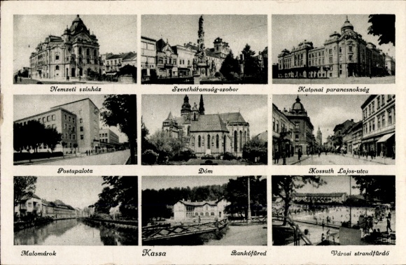 KP Košice Kassa Koschau Słowacja, Katedra, Plac, Ulica