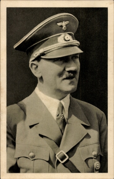 KP Führer i kanclerz Rzeszy Adolf Hitler, portret w mundurze partyjnym