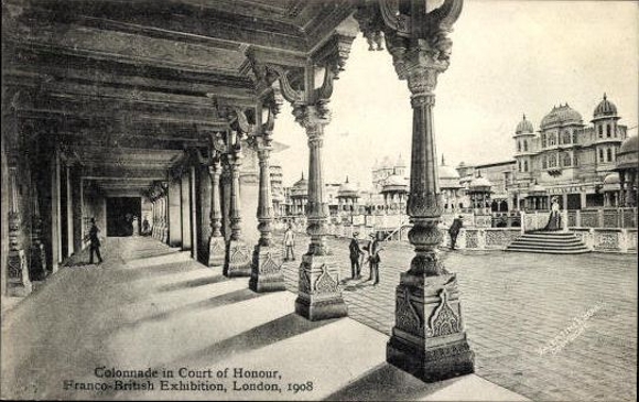 Set von 68 Ansichtskarten, London, Französisch - Britische Ausstellung 1908