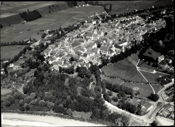 foto Schongau in Opper-Beieren, luchtfoto