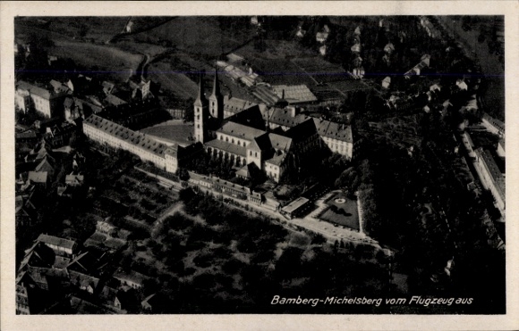 Ansichtkaart Bamberg in Opper-Franken, luchtfoto