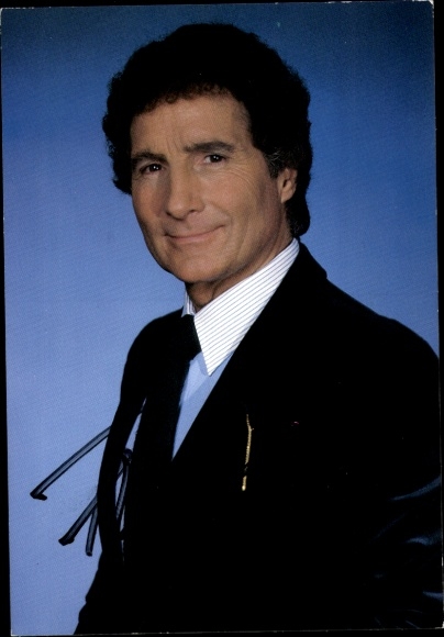 Postcard actor and singer Freddy Quinn, portrait, autograph
