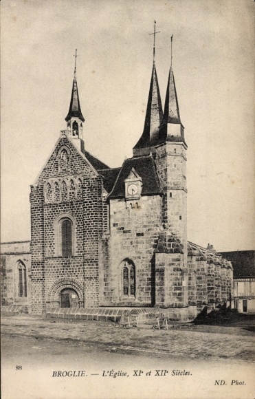 Ak Broglie Eure, Kerk