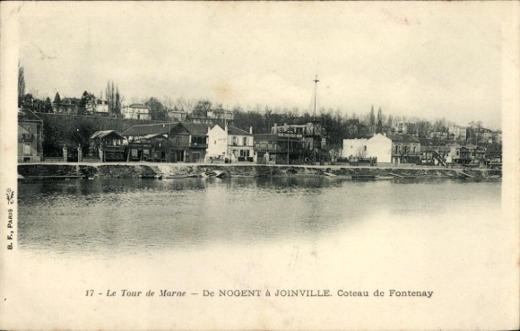 KP Joinville Val de Marne, Marna między Nogent i Joinville, Coteau de Fontenay