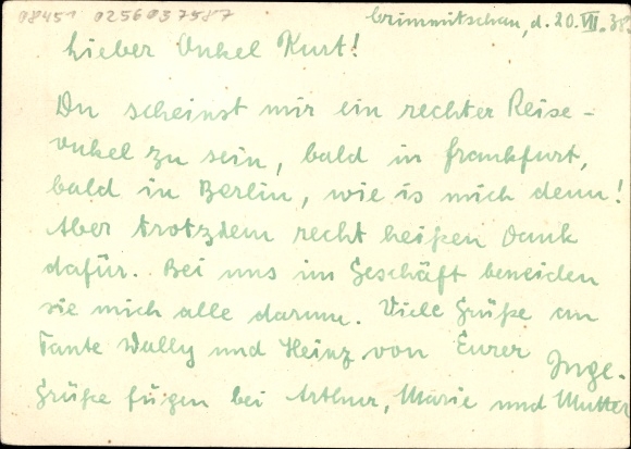 KP pocztowa Drezno, Saksonia przy pracy 1938, wystawa specjalna Pieczęć saksońska, PP 9 C