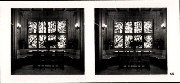 Stereo spatial image photo &quot;The NS model companies 1937-38&quot; No. 432 III/122 Hammerbrücke saw and planing works