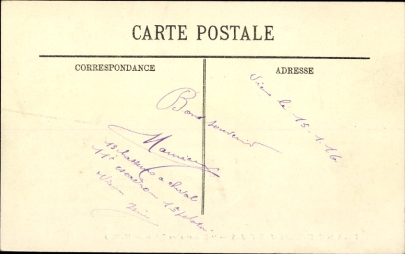Postcard Dampfer Australien, Messageries Maritimes