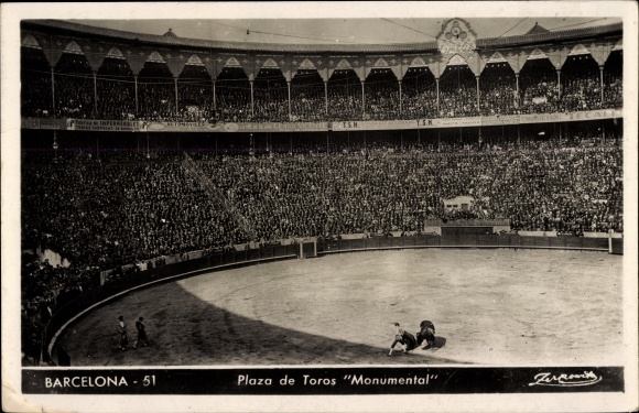 KP Barcelona Katalonia Hiszpania, Plaza de Toros Monumentalny