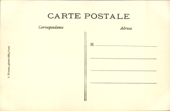 Postcard Latham attempts to cross the English Channel with his Antoinette monoplane