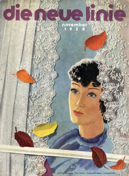 bauhaus the new line. November 1938 cover Martin Kausche