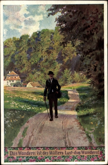 Song artist PC Hey, Paul, Wandering is the miller&#39;s delight, folk song card no. 64