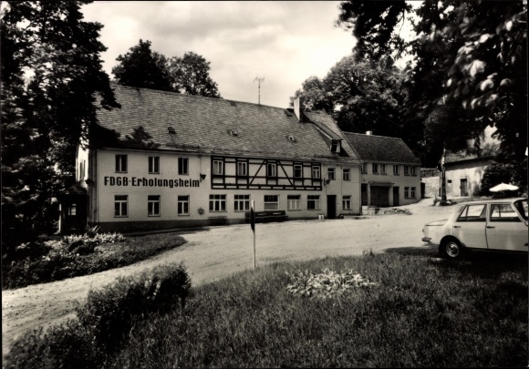 Ak Oberschöna in Sachsen, FDGB Erholungsheim Oelmühle