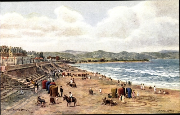 Artist PC Rhyl Wales, The Sands