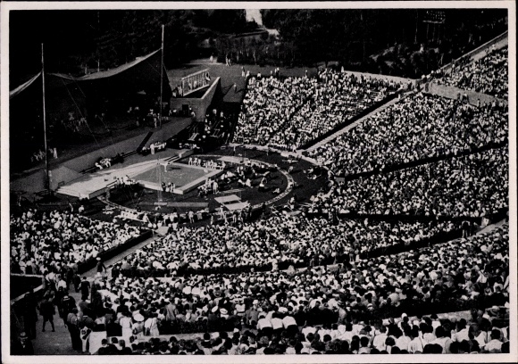 Collection picture Olympia 1936, Dietrich Eckart open-air stage, gymnastics competitions
