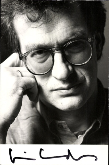 Postcard Actor, Director Wim Wenders, Portrait, Autograph